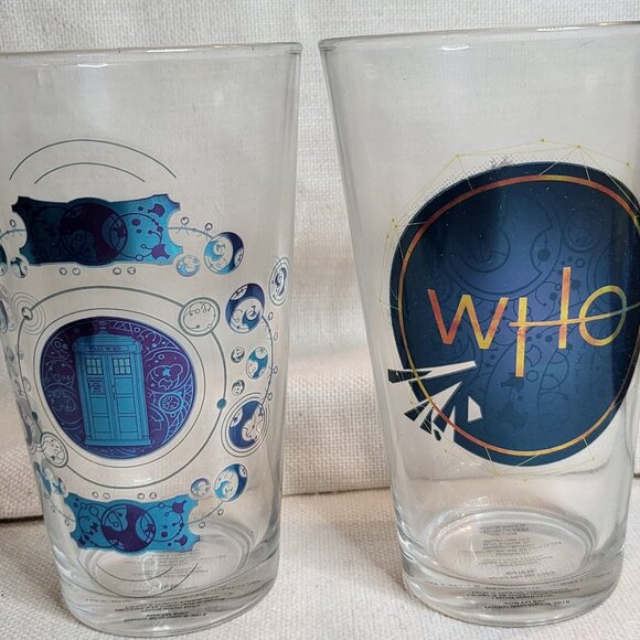 Doctor Who BBC - Set of Two Glasses - 2018 - Picture 7 of 9